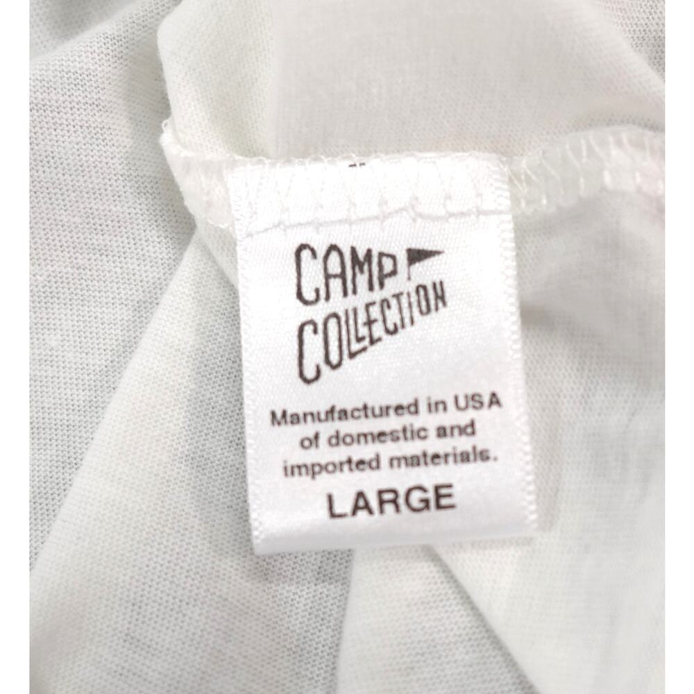 2 Stranger Things Camp Collection Tee Womens Large Ringer 80s Cosplay Halloween - Picture 15 of 16